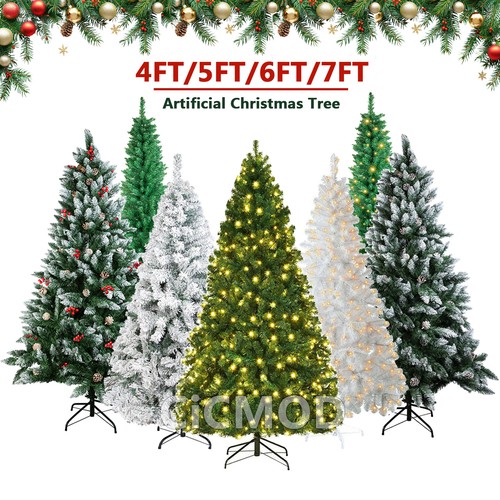 Christmas tree with lights - christmas,
