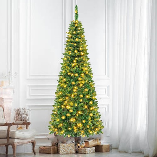 Slim christmas tree pencil - christmas,