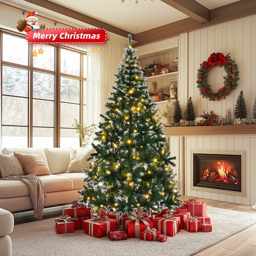 7ft led christmas tree - tree, bushy