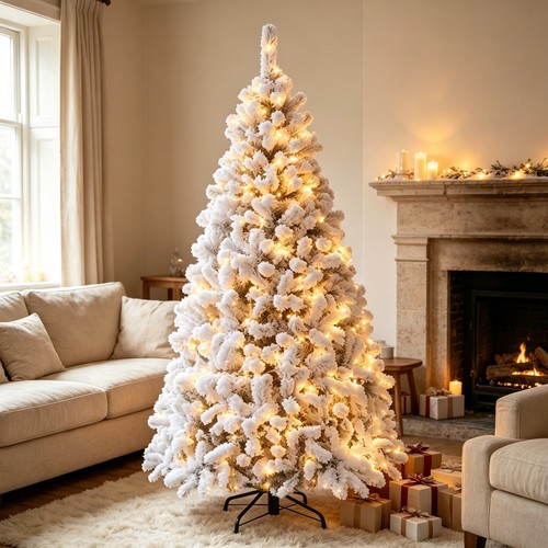 7ft christmas tree with - christmas,