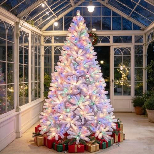 White artificial christmas - artificial,