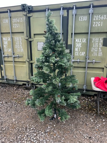 7ft pre lit christmas - christmas, in