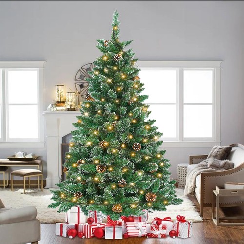 Snow frosted christmas - snow,