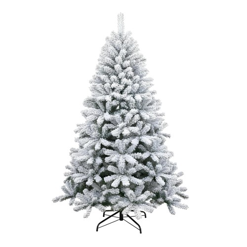 7ft christmas tree - green, snow
