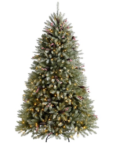 Pre lit christmas tree full - pre-lit,