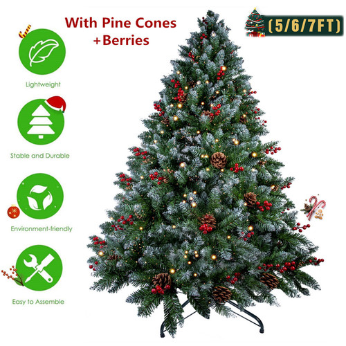 7ft artificial spray white - spray,