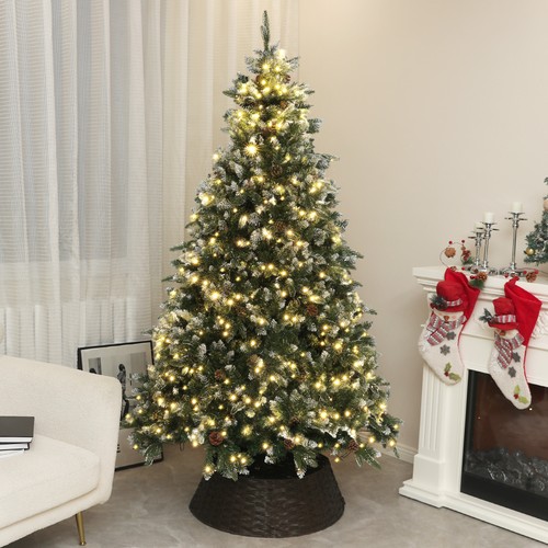 7ft led pre lit artificial - led,