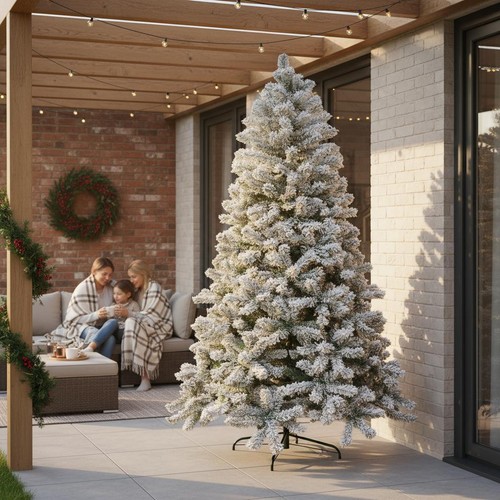 4ft 7ft christmas - christmas, green