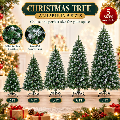 Christmas tree with - stand, 4ft
