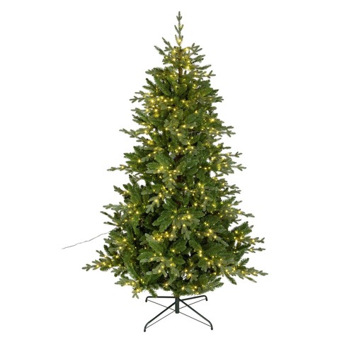 Christmas tree 7ft pre lit - christmas, pre-lit