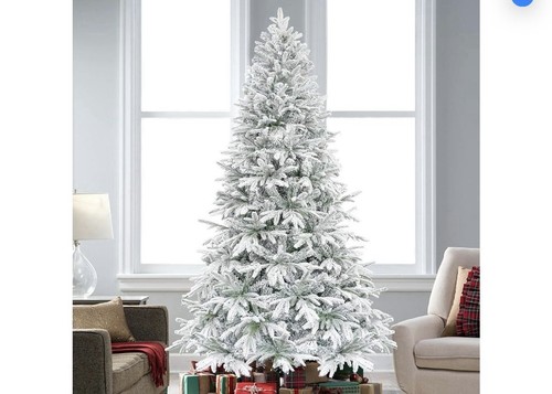 Store 7ft flocked christmas - flocked,