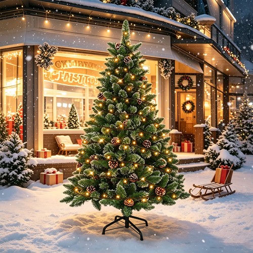 7ft artificial christmas - artificial,