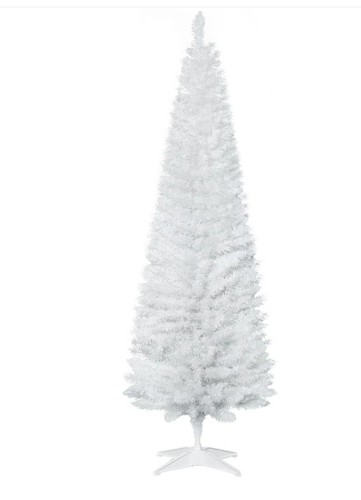 6ft white christmas tree slim - christmas,