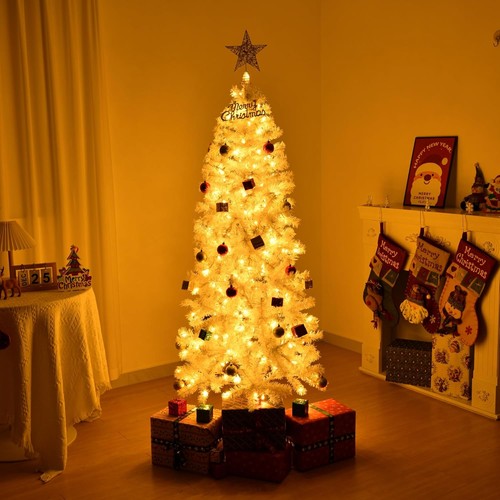 Christmas tree pre lit - christmas,