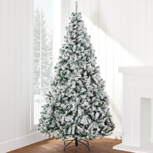 Snow covered christmas tree - snow,