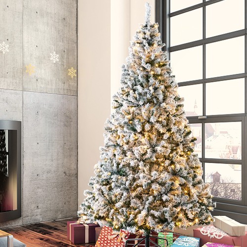 Luxury snow flocked christmas - snow,