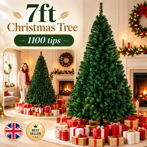 7ft christmas tree - heavy, duty