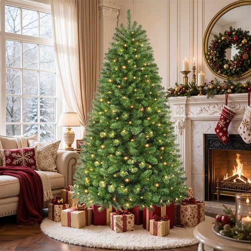 7ft christmas tree with 300 - christmas,